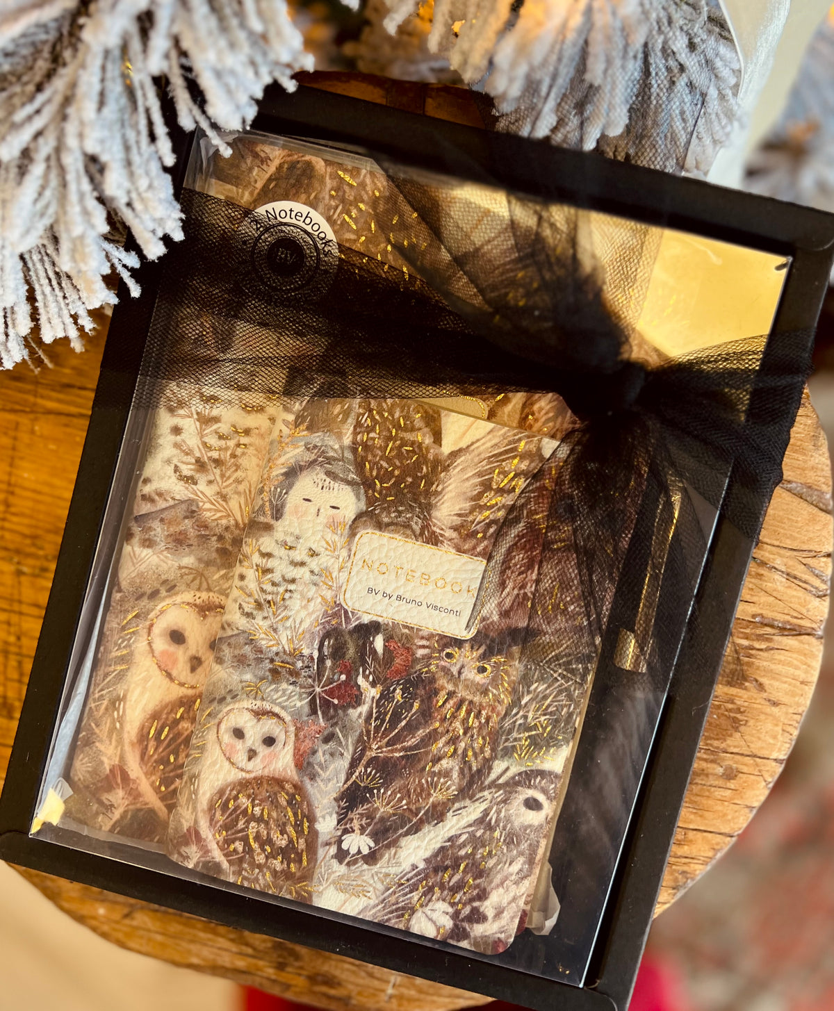 3 Piece Set -Owls - 2 Notebooks + Monaco Pen