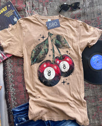 Ruby Eights Tan Graphic Tee