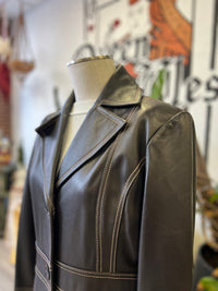 Vault Vintage | Ana Pleather Trench Large