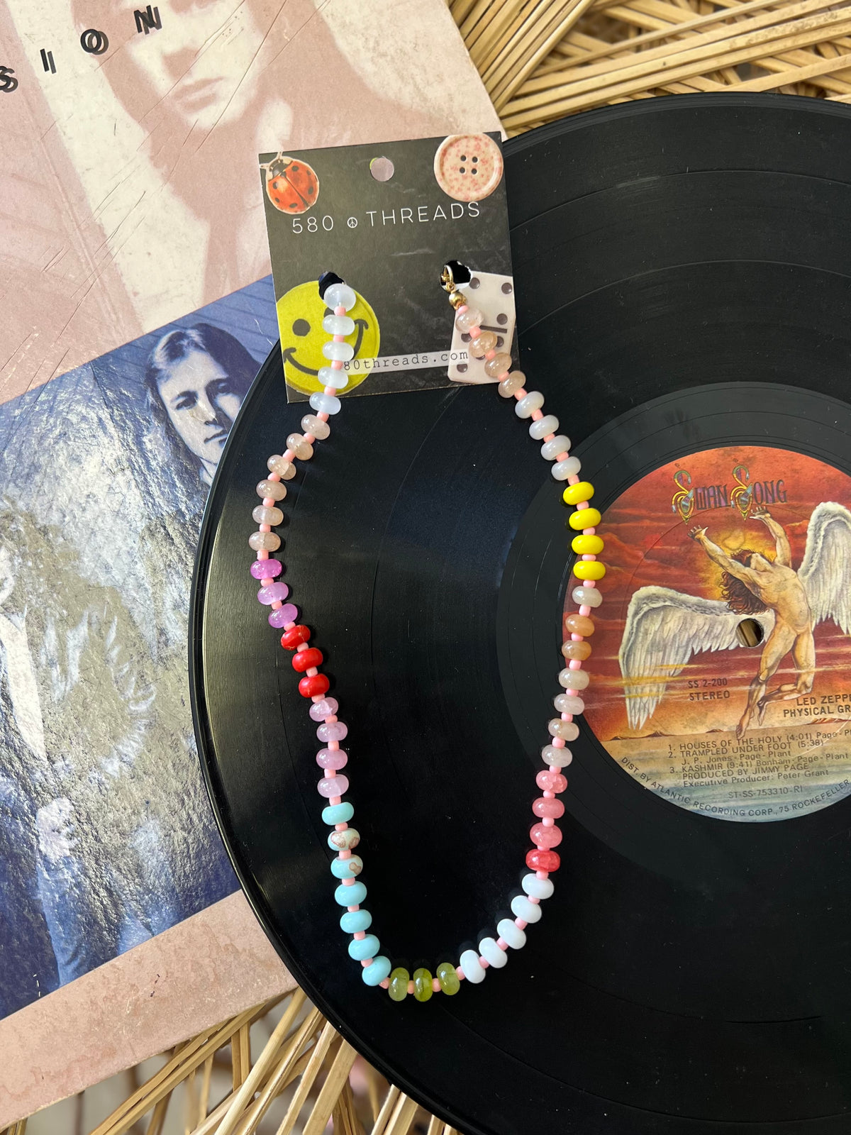 Earth Tone Natural Stone Beaded Necklace