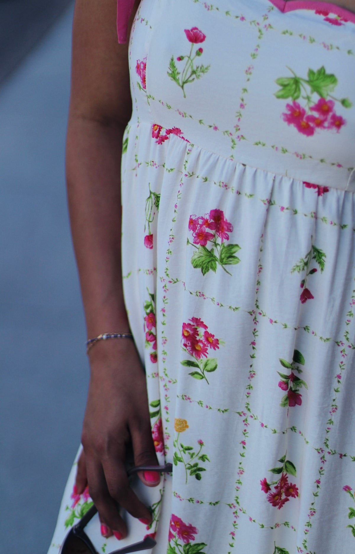 Tea Party Scalloped Midi Dress