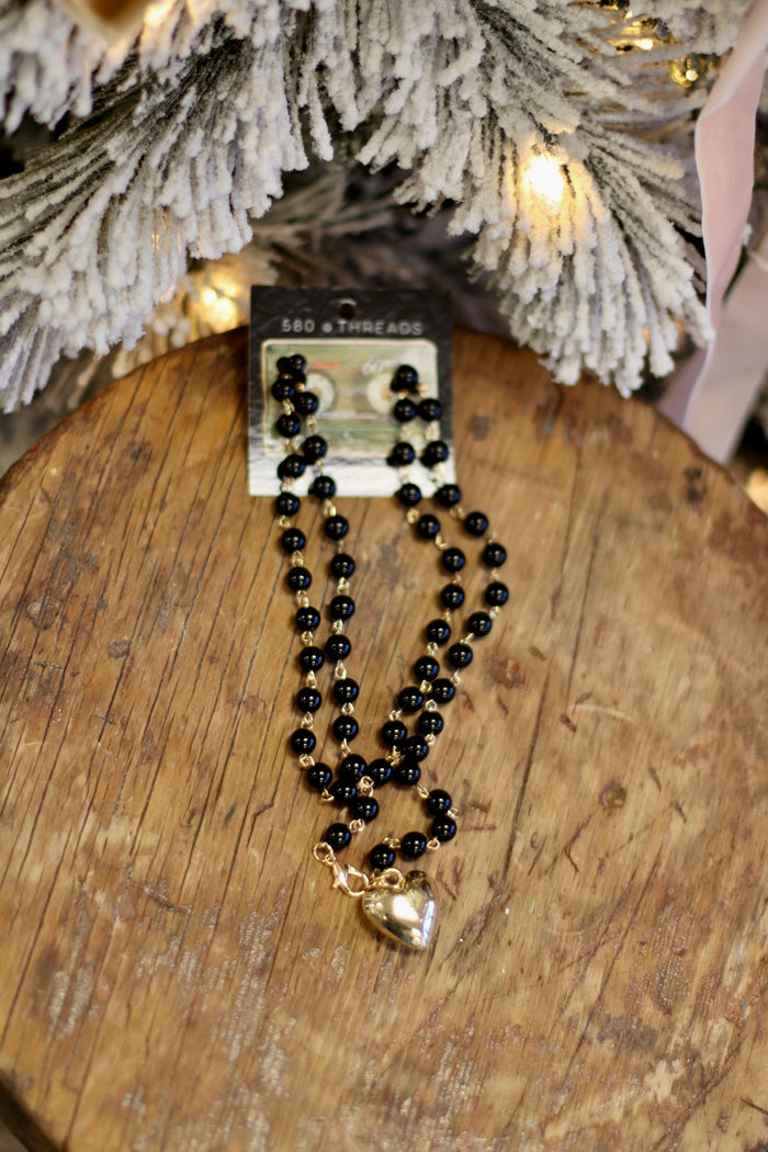 Heart Beaded Necklace