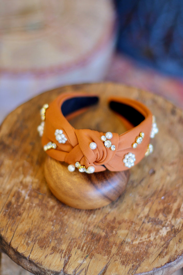 Caramel Pearl Headband