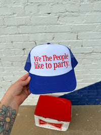 580 Trucker Hat + We the People Blue