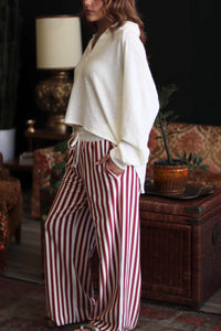 Stella Stripe Pants + Rust