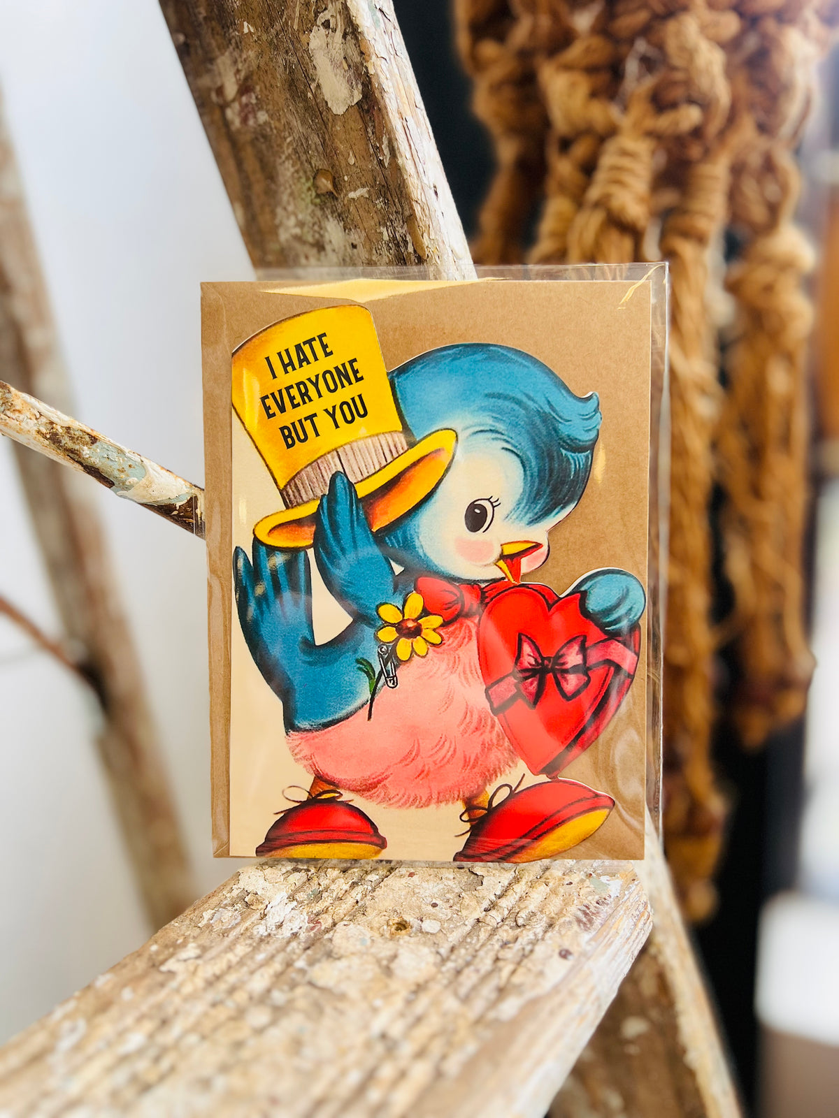 I Hate Everyone but You Card