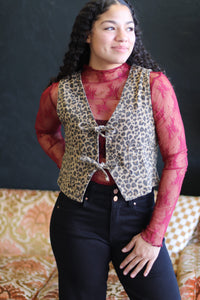 580 Lace Layer Top + Cabernet