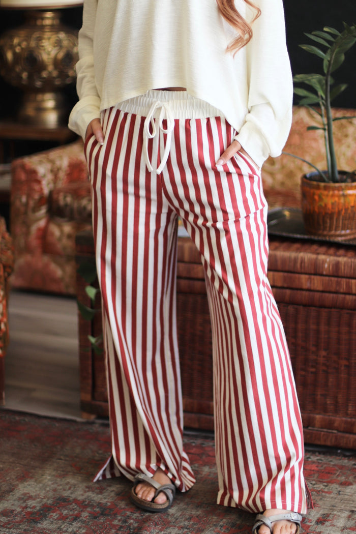 Stella Stripe Pants + Rust