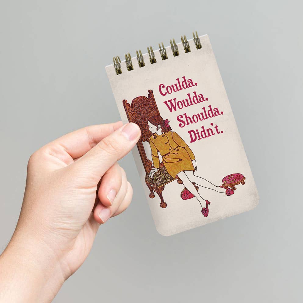 Coulda, Woulda 3x5 Spiral Notepad
