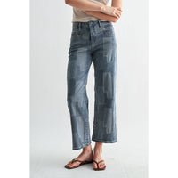 Fleetwood Patchwork Cropped Jeans