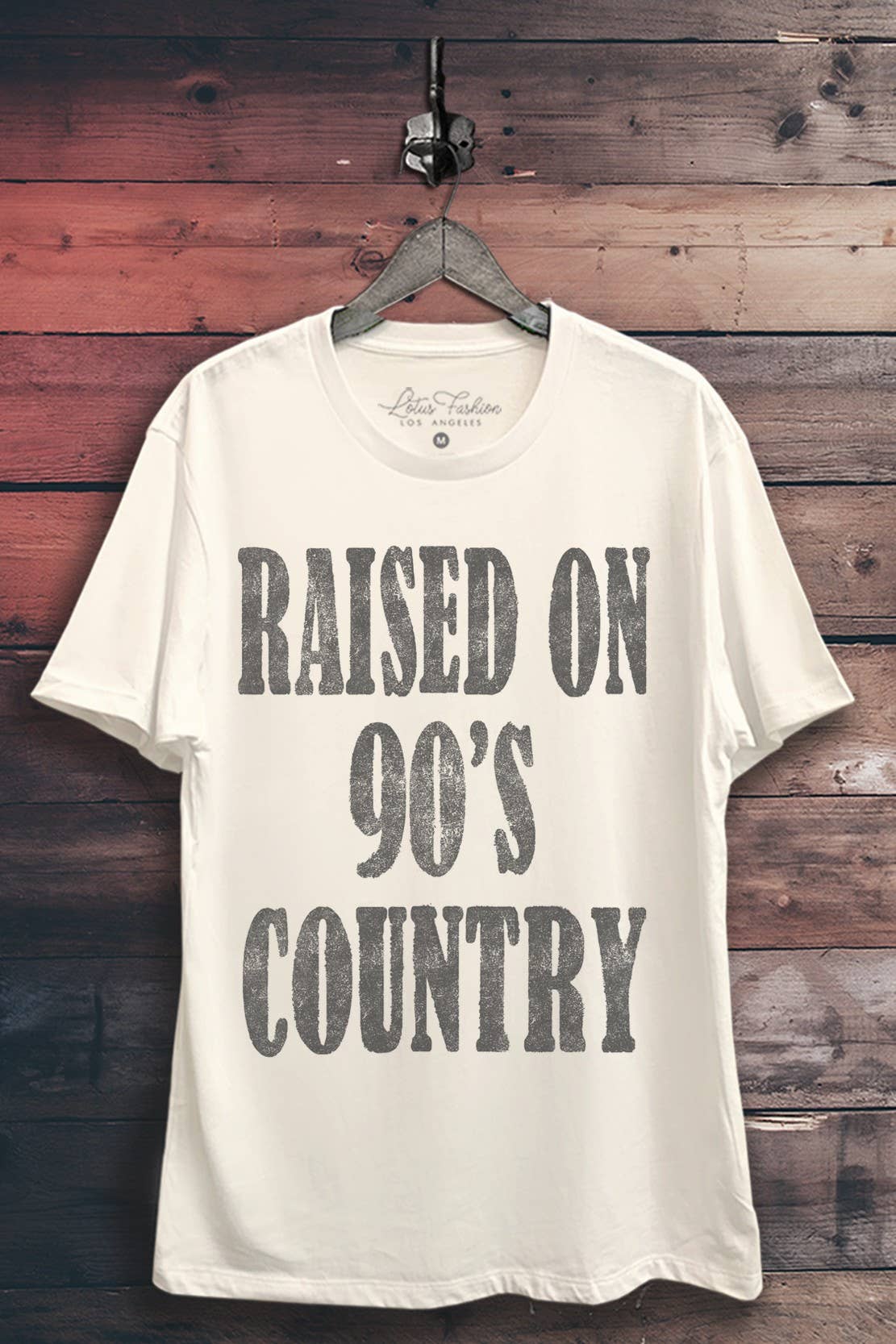 Ivory Raised on 90s Country Graphic Tee