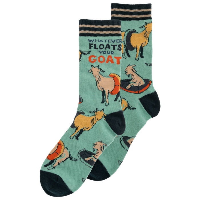 Floats Your Goat Crew Socks