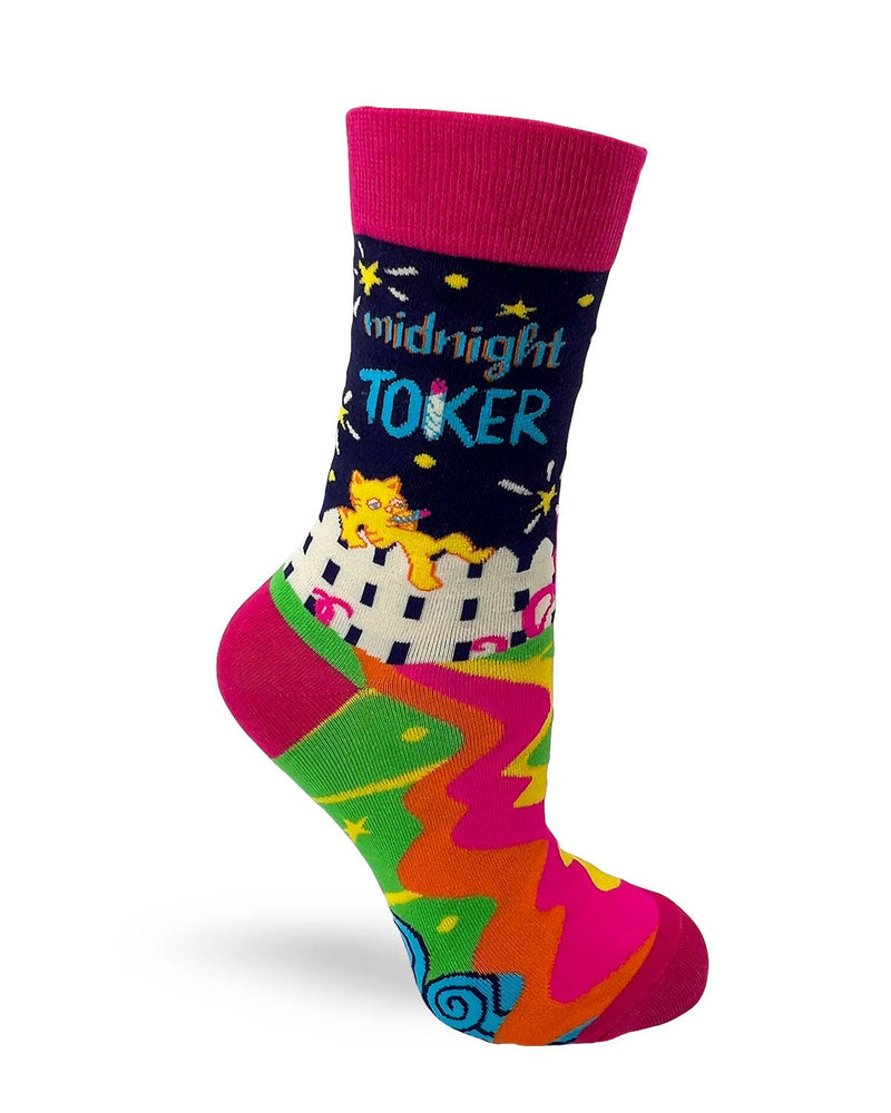 Midnight Toker Crew Socks