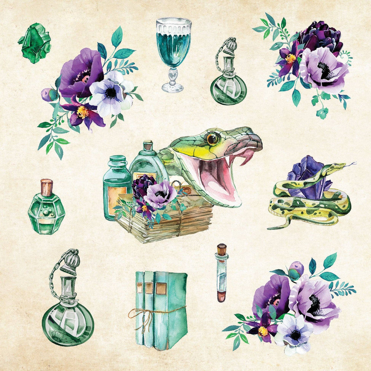 Mystical Ephemera! Vintage Sticker Book