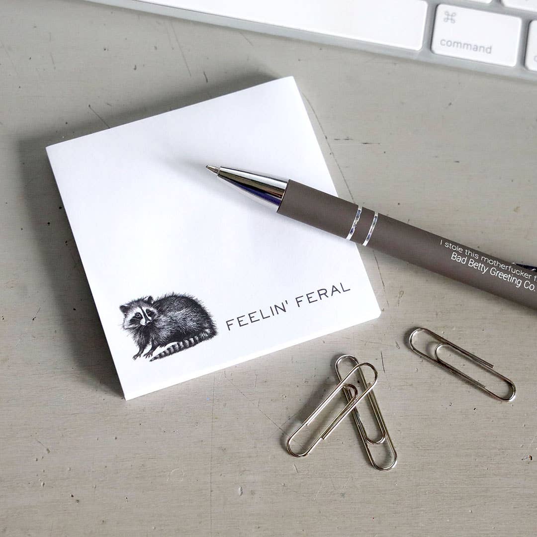 Feelin' Feral Sticky Note Pad