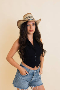 Ombre Western Cowgirl Hat