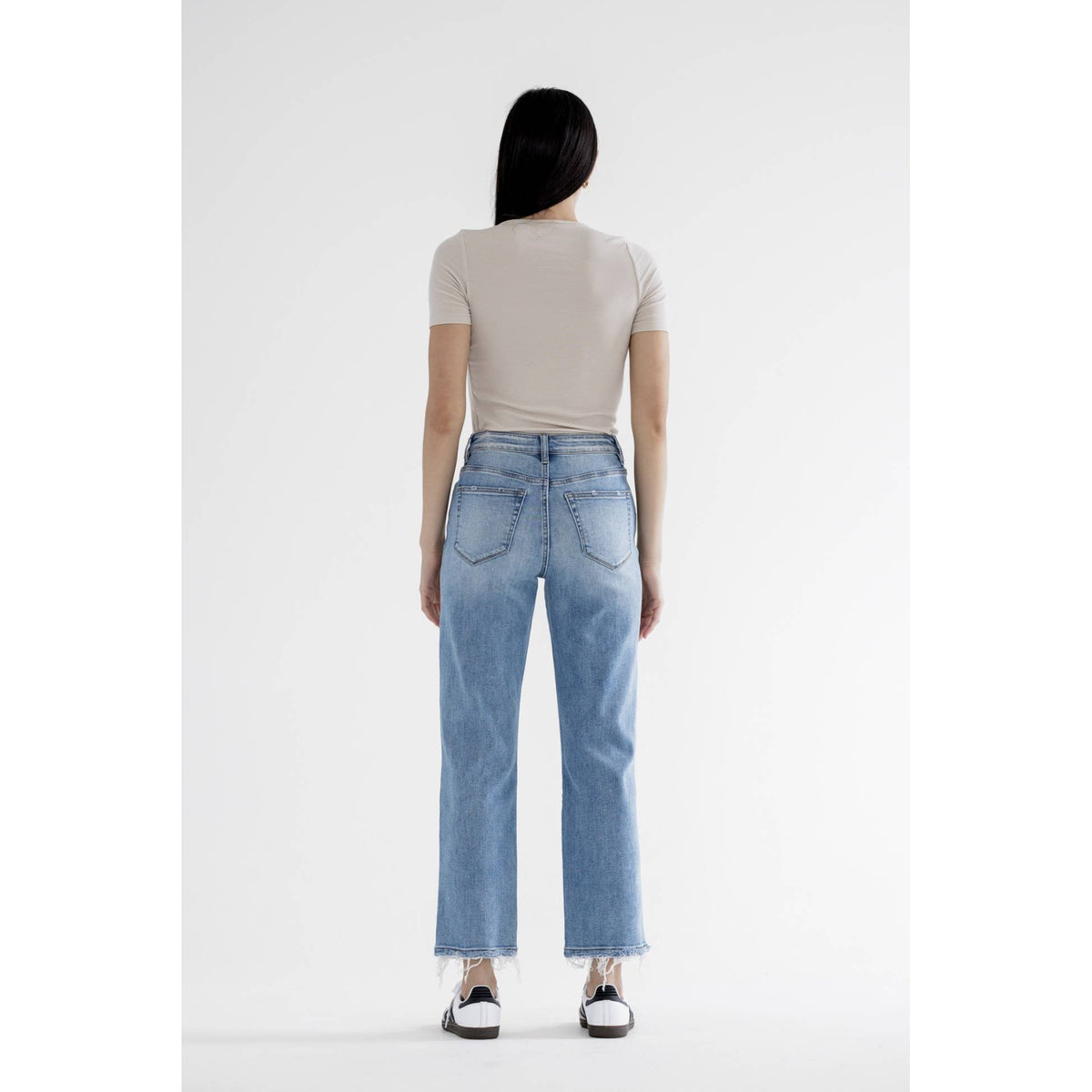 Carter High Rise Ripped Jeans
