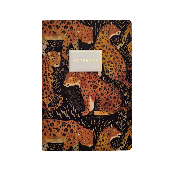 Leopard Soft Cover Notebook