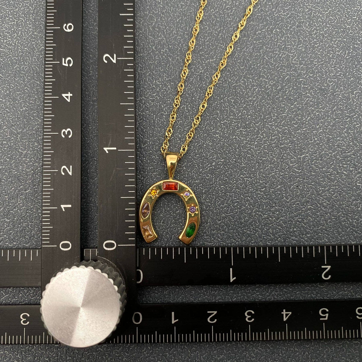 18K Gold Plated Horseshoe Necklace