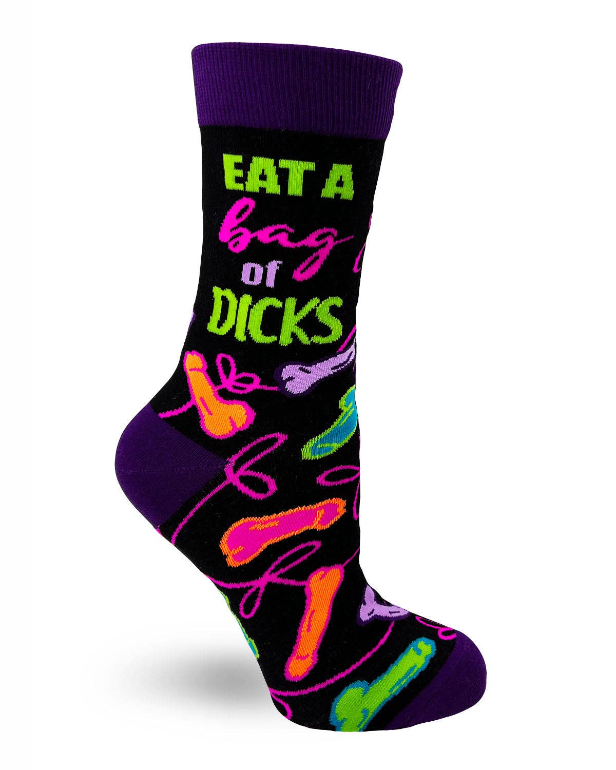 Eat a Bag of D*cks Crew Socks